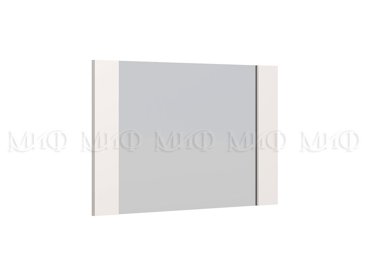 Зеркало Ницца Венге/Белый Глянец (Ш-800 мм x В-500 мм)