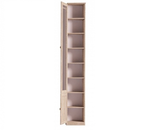 Шкаф книжный Sherlock 34 левый, дуб сонома