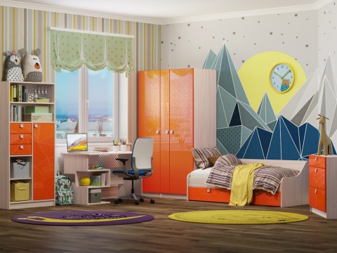 Детский Гарнитур Юнга-М МДФ/Разные Цвета