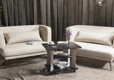 Журнальный стол тип 8 венге цаво / дуб белфорт