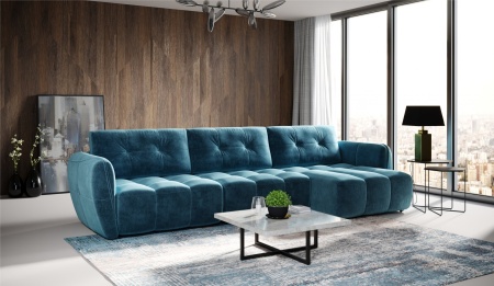 Диван-Кровать ТРЕВИ KENGOO/TEAL (Ш-3500 × В-850 × Г-1690 мм)