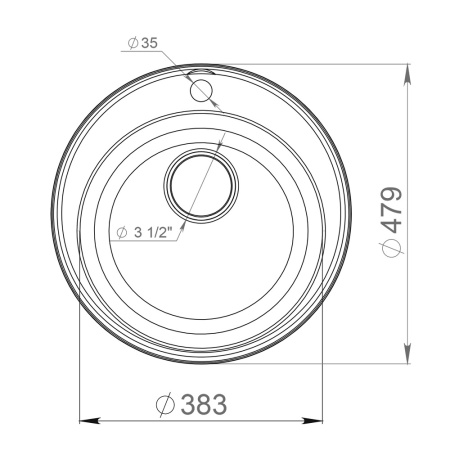 Мойка QUARZ 08, белый