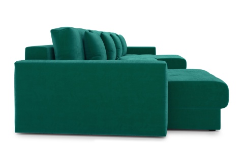 Диван п-образный тик-так Монарх М2О2 изумрудный