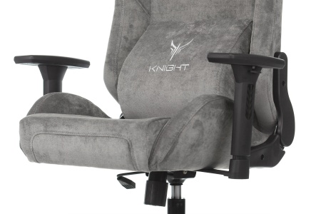 Кресло игровое Бюрократ Knight N1 серое